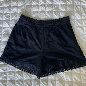 Express Black High Waist Women's Shorts
